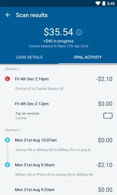 Opal Travel android App screenshot 2